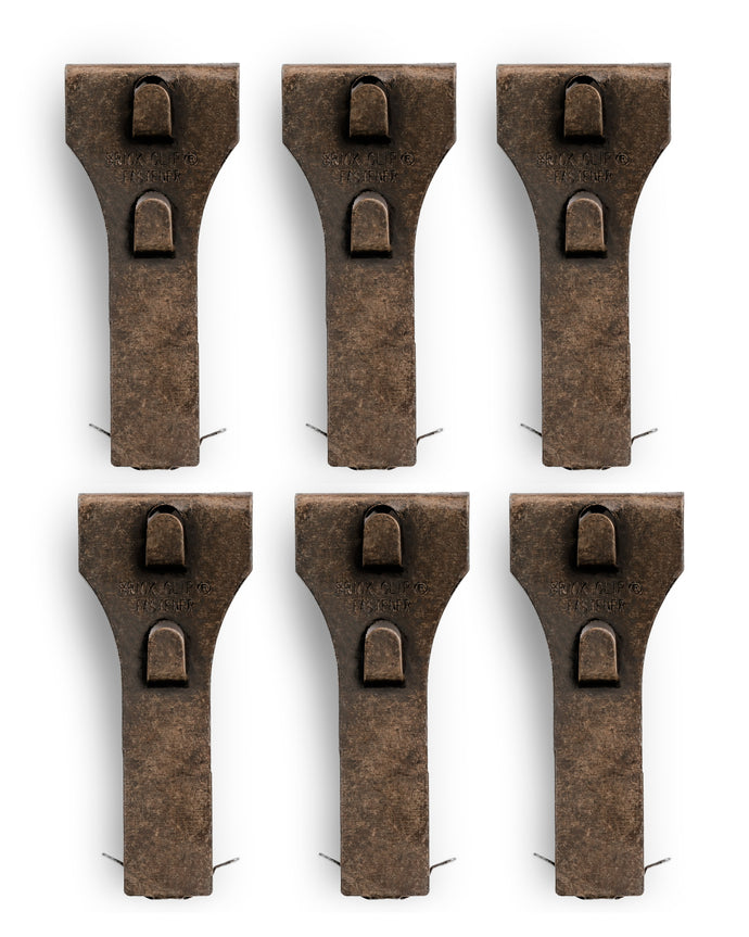 MAX SIZE Brick Clip® Fastener- 6 PACK (for bricks 3 to 3 1/4 in height)